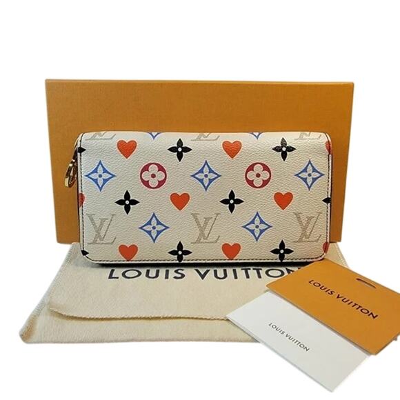Louis Vuitton Handbags - Louis Vuitton Limited Edition Game On Collection White Zippy Wallet 2021